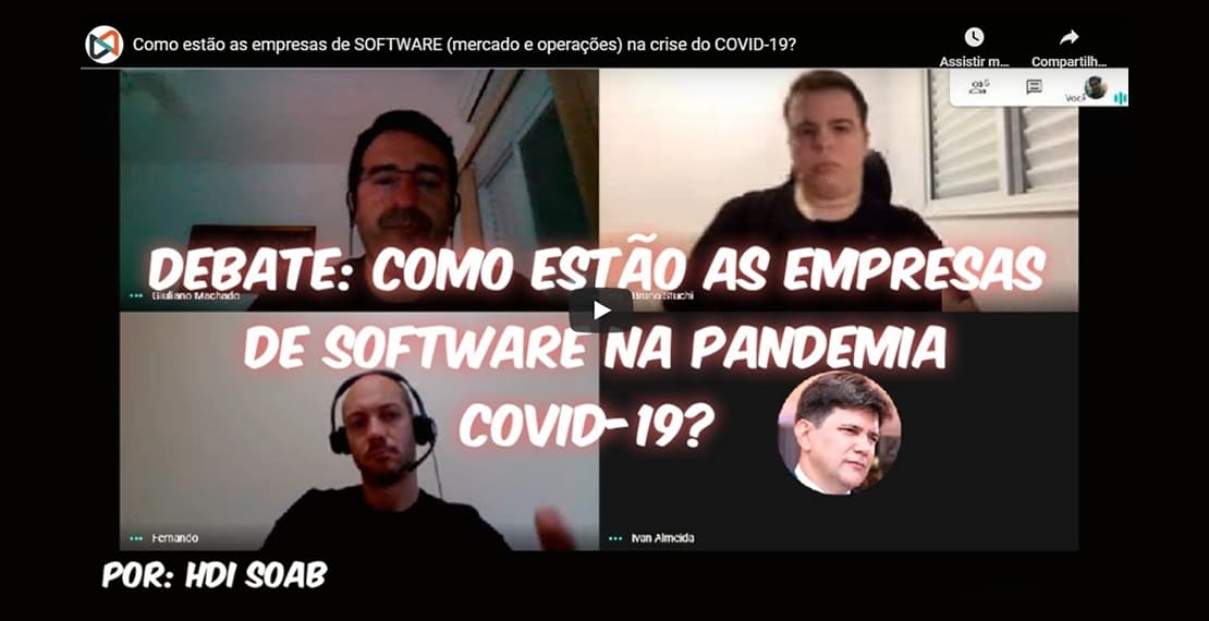 Como estão as empresas de SOFTWARE (mercado e operações) na crise do COVID-19?